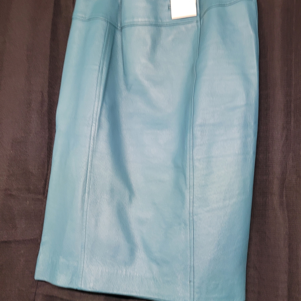 Spiegel Blue Pencil Skirt Knee-Length Workwear